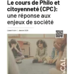 ÉduCAL #2 - Le cours de philo et citoyenneté (couverture)